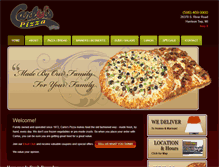 Tablet Screenshot of carlospizzasriver.com